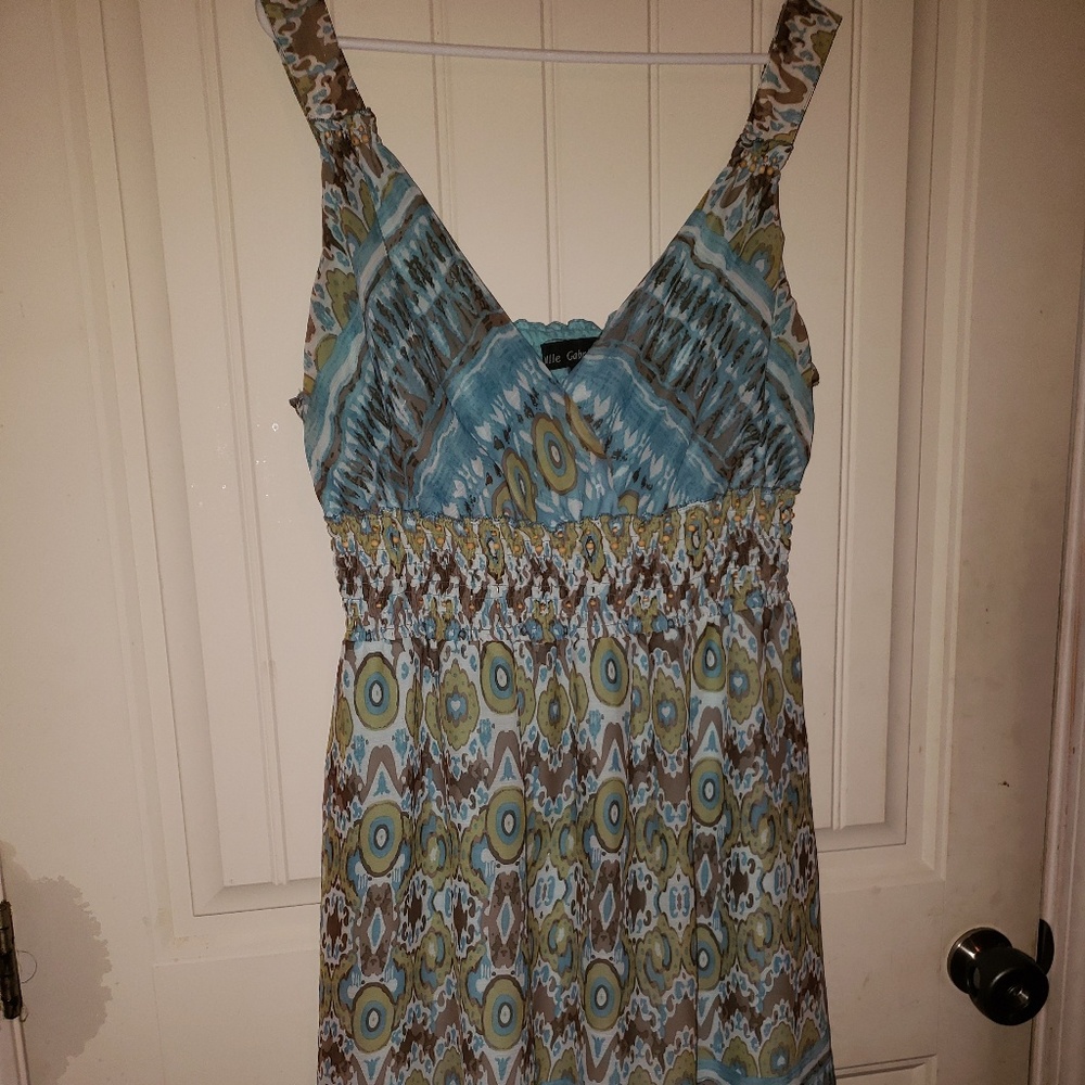 Knee length multi color dress